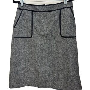 LOFT Gray Pencil Skirt